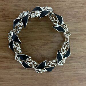 Vintage Silver & Black Bracelet